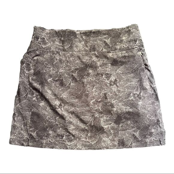 đť…şcloudveil skort pullon stretch waistband zipped side pocket grey black size M - Picture 3 of 10